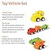 JOYIN 6 Pack Toddler Car Toys Push Go Free Wheel City Traffic Little Cars Baby Car Toys Early Educational Toys for 1-2 Years Toddlers