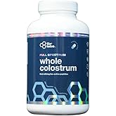 TBR Labs Pure Bovine Colostrum 180 Capsules - Antibiotic and Hormone Free - USA Sourced - All Natural - 100% First Milking