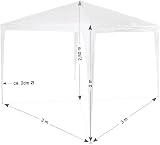 Panana 3x3m Waterproof Garden Gazebo Party Tent with 4 Sides - Blue view 8