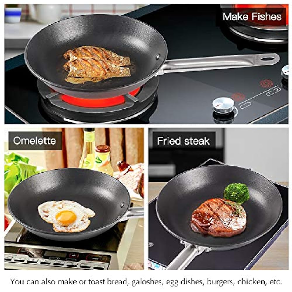 Lightweight All Pans Cast Iron Skillet 2.5 Pounds, 10.43inch, Frying