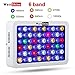 Wattshine Aquarium Light 180W LED Coral Light,Large Angle Dimmable Reef Light,Full Spectrum LED Aquarium Lights for Saltwater Reef,Fish,Coral,SPS,LPS Growing,White Blue Aquarium Lighting