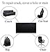 Autrix 6 Pack Leather Repair Patch Leather Adhesive Patches for First-aid for Sofas Couch Car Seats Handbags Jackets, 6 by 10 inch (Black)