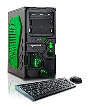 CybertronPC Borg-Q Gaming Desktop - AMD FX-4300 3.8GHz Quad-Core, NVIDIA GeForce GT 710, 8GB DDR3 Memory, 1TB HDD, DVD&plusmn;RW, Microsoft Windows 10 Home 64-bit