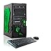 CybertronPC Borg-Q Gaming Desktop - AMD FX-4300 3.8GHz Quad-Core, NVIDIA GeForce GT 710, 8GB DDR3 Memory, 1TB HDD, DVD±RW, Microsoft Windows 10 Home 64-bit