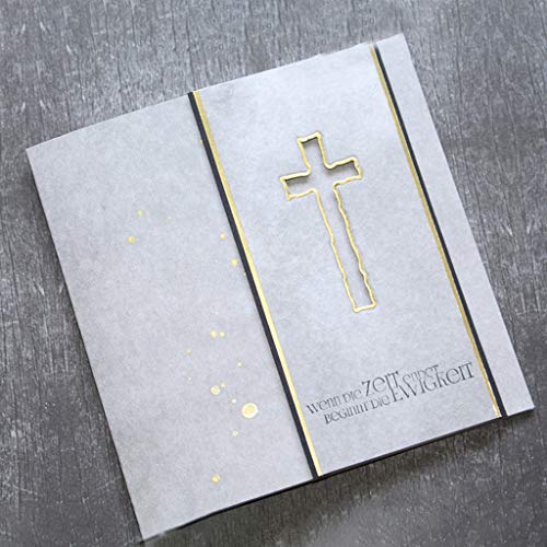 Hukai Cross Metal Cutting Dies Stencil Scrapbooking DIY Album Stamp Paper Card Emboss,Good Gift for Your Kids to Cultivate Their Hands-on Ability - Thumbnail 2