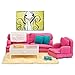 Lundby Dollhouse Accessories & Modern Sitting Room Set