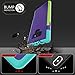 Jeylly for Galaxy Note 9 Case, Shock-Absorption 3 Color Bumper Cover Anti-Slip Rugged Soft TPU Hard PC Armor Protective Case Shell for Samsung Galaxy Note 9 (6.4 inch) - Purple