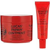 Lucas Pawpaw Lip Ointment, Lucas Pawpaw Cream, Lucas Pawpaw Ointment for Lips & Dry Skin - Unique All Skin Types, All Gender-