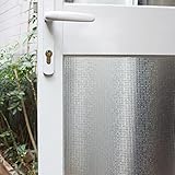 Fancy-fix Vinyl Cut Glass Mini Mosaic Decorative Window Film 35.4 In. By 59 In.