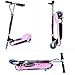 Maxtra E100 Electric Scooter for Kids 160lb Max Weight Capacity Motorized Scooters Bike Pink