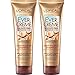 L'Oreal Paris EverCreme Sulfate Free Shampoo for Dry Hair, Triple Action Hydration for Dry, Brittle or Color Treated Hair, with Apricot Oil, 8.5 Fl; Oz (Pack of 2) (Packaging May Vary)