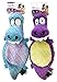 TrustyPup Dog Toys Value Pack: Lizards Plush Toy 2 pack, Blue/Purple