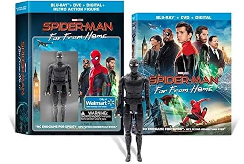 SPIDER-MAN Far From Home BLU-RAY+DVD+DIGITAL W/ Exclusive Retro