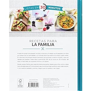 Recetas para la familia (Listas en 30 minutos)