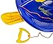 Lucky Bums Plastic Racer Sled, 40-Inch, Blue/Yellow