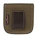 TOURBON Canvas and Leather Rifle Cartridge Holder Ammo Wallet for 5 Shells 308 -Grey