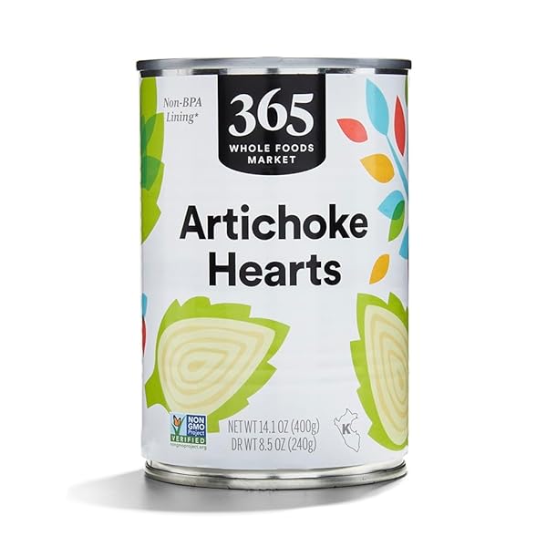 365 BY WHOLE FOODS MARKET, ARTICHOKE HEARTS, 14.1...