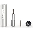 Farbetter Bicycle Fork Star Nut Setting Install Tool Headset Star-Nut Driver for 7/8" & 1" & 1-1/8" with Free Star Nuts and Screw