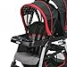 Graco Ready2Grow Double Seated Click Connect Baby Infant Tandem Stroller, Marco