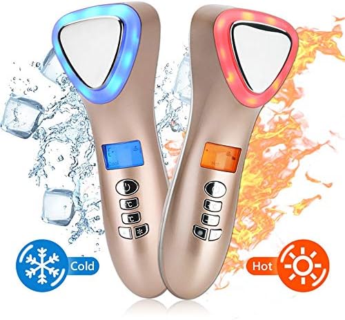 QUARKJK Ultrasonic Cryotherapy Hot Cold Hammer Skin Rejuvenation Lymphatic Drainage Shrink Pore Facial Body Beauty Machine