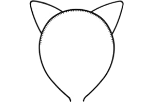 Bonnie Z. Leonardo Simple Comfortable Plastic Cat Ears Headband
