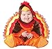 InCharacter Costumes Baby's Lil' Gobbler Turkey Costume, Brown/Orange, Medium