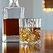 Lily's Home Acrylic Double Old Fashioned Whiskey Tumbler - Set of 4 Premium Indoor / Outdoor Whisky Scotch Tumblers - Shatterproof, Reusable, Dishwasher Safe
