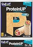 Flatout ProteinUP Flatbread, Low Carb Wraps, 5 Wraps (Sea Salt and Crush Black Pepper)