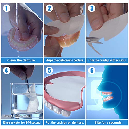Denture Adhesive Cushion (Upper) 30 pads + (Lower) 30 pads - Thumbnail 5