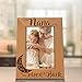 KATE POSH - Nana I Love You to the Moon and Back Engraved Natural Wood Picture Frame, Mother's Day Gifts for Grandma, Birthday Gifts, Best Grandma Ever, Granddaughter & Grandson (4x6-Vertical)