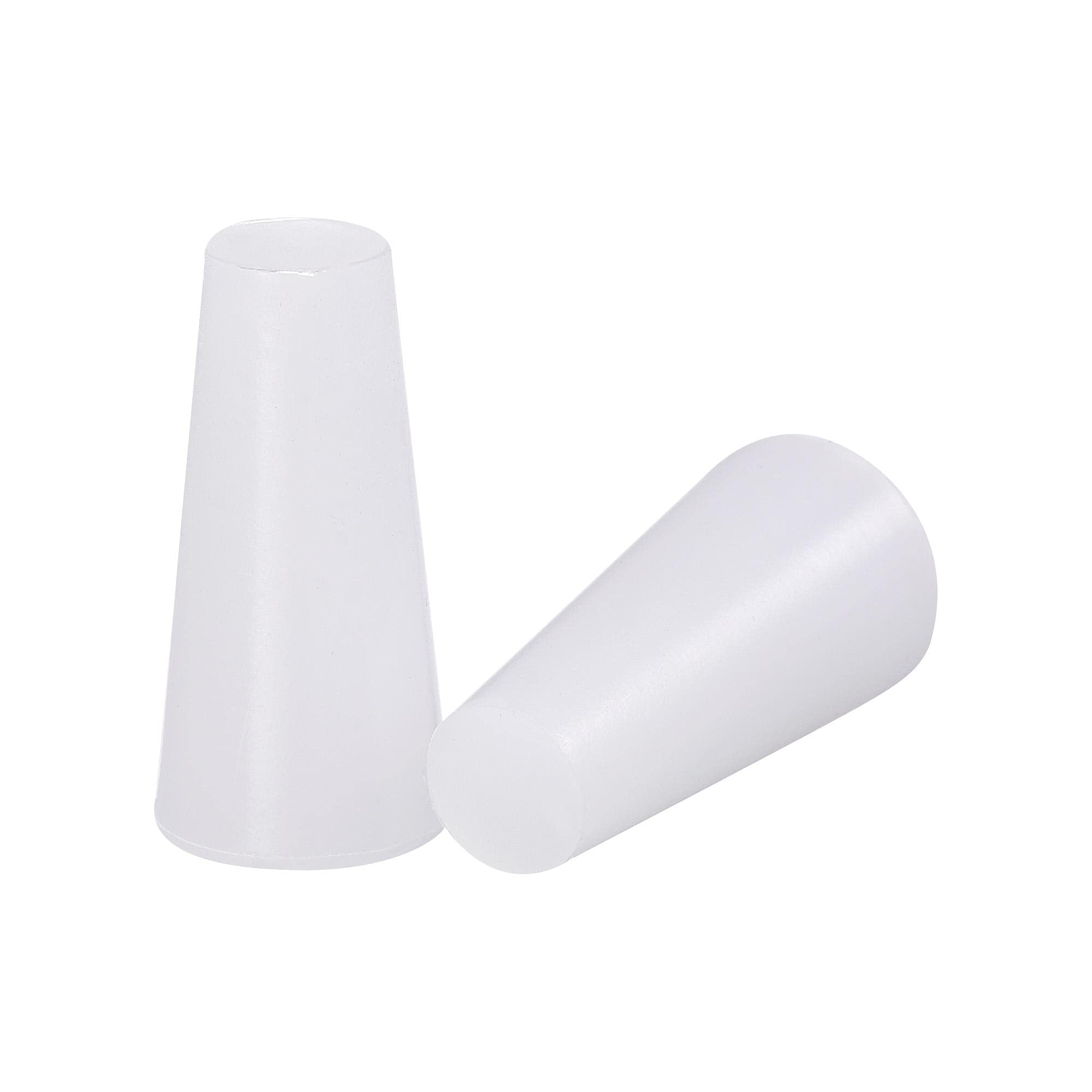 sourcing map 5/16" to 33/64" Solid Silicone Rubber Tapered Plug for Powder Coating, Painting, Anodizing, Plating, Sandblasting 30pcs