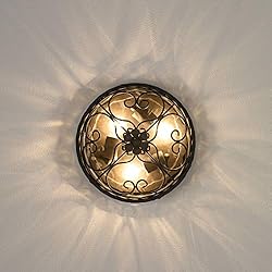 John Timberland Casa Seville Rustic Flush-Mount