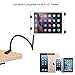 ieGeek 360 Degree Rotating Hands-free Gooseneck Holder Long Flexible Adjustable Tablet Stand Clip-on Bed Mount Universal for iPad Mini, iPad 2/3/4,iPad Air, and other 8