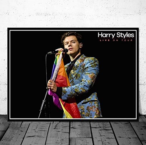 Pcwdedian Harry Styles Musik Rockstar Sanger Poster Und Drucke Wandkunst Leinwand Moderne Wandmalerei Bilder Wohnkultur B112 40x60cm Amazon De Kuche Haushalt