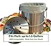 Compostable Trash Bags for Kitchen Compost Bin - Fits 1, 1.2, 1.3, 1.5 Gallon Biodegradable Compost Bags for Kitchen Pail liners- Package of 2-50 bags per Roll fits Gardenatomy, Goldsol and Other Bins