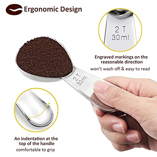 2 1Easylife+Endurance+Stainless+Coffee+Tablespoon