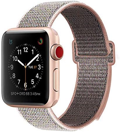 BEA FASHION Sport Bands Compatible with Apple Watch Band 38mm 42mm Soft Breathable Woven Nylon Replacement Band Sport Loop for Apple Watch Series 3 Series 2 Series 1