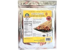 Norigami Egg Wraps with Soy Protein – Sesame Seeds. High Protein, Low Carb, Vegetarian. Thin Healthy Wraps -Certified Kosher, Non-GMO, Gluten Free -NOW Featuring 10 Wraps in a bag (2 packs)