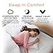 Cheer Collection Down Alternative Premium V Pillow with Zippered Cover