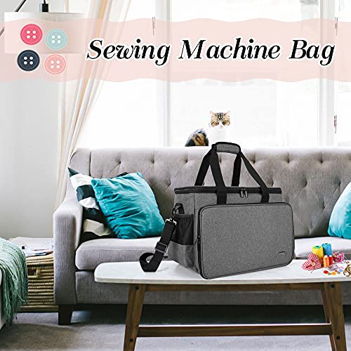 Luxja Sewing Machine Carrying Bag with Removable Padding Pad, Tote Bag