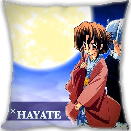 Hayate The Combat Butler Throw Pillow Decorative Cushion Cover Home Sofa Bed Leaning Pillow 30x30cm(12x12inch) Mini Children Size 190g(0.42lb) (Pillow inner is included)