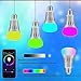 Smart LED Light Bulb, WIFI Light Bulb Compatible with Alexa and Google Home, Cellphone Control Dimmable and Multicolor, A19 7W (60W Equiv.), No Hub Required