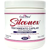 Cocoa Moist Silconex Hair Treatment for Dry Damaged Hair, Shea Butter Enriched Leave-in Conditioner Cream, 16 oz