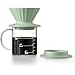 Pour Over Coffee Maker, BUYDEEM CD1024B, BPA Free Food Grade Silicone Coffee Dripper Set, Reusable Stainless Steel…