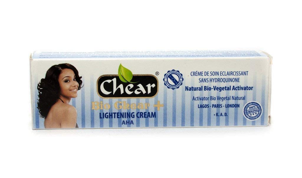 Bio Chear+ Skin Brightening Face Cream Tube 50g - with natural bio vegetal activator, Kojic Acid, Dark Spot, Melanin Cream, Glowing Tone