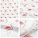 Hanjunzhao Cute Animal Flamingo Fat Quarters Fabric Bundles 18 x 22 inch for Quilting Sewing Crafting