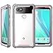 Google Pixel 2 XL case, i-Blason [Ares] Full-body Rugged Clear Bumper Case with Built-in Screen Protector for Google Pixel 2 XL 2017 Release (Pink)