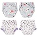 4 Pack Cotton Training Pants Toddler Potty Training Underwear for Baby Girls-2T