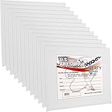 US Art Supply 9 X 12 inch Professional Artist Quality Acid Free Canvas Panels 4-12-Packs (1 Full Case of 48 Single Canvas Panels)