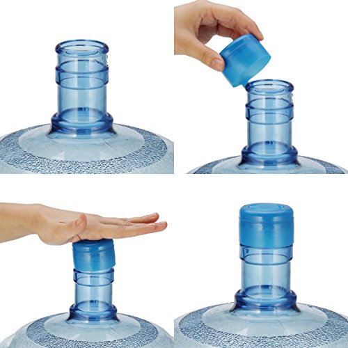 Water Bottle Caps Gallon Snap On Cap Reusable Lid Drinking Primo 5pcs